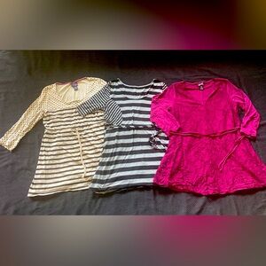 Lot of 3 Maternity Tops